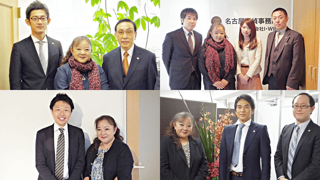 あすなろ法律事務所　國田武二郎弁護士　佐橋祐策弁護士　すずたか総合法律事務所　鈴木隆弘弁護士　山崎由紀子弁護士　ウカイ＆パートナーズ法律事務所　鵜飼大弁護士　北川弁護士　早瀬晋平弁護士　加藤なぎさの写真